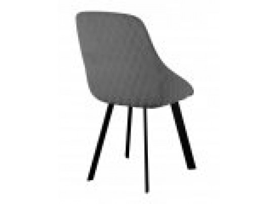 Стул CASA, 360 град. поворот. B22 Серый, велюр / черный каркас, в Набережных Челнах