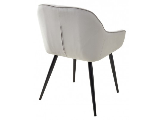 Стул BREEZE BLUVEL-03 LIGHT GREY, велюр / черный каркас в Набережных Челнах Стул BREEZE BLUVEL-03 LIGHT GREY, велюр / черный каркас в Набережных Челнах