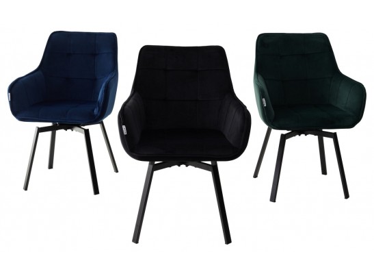 Стул MAVERICK 360 град. поворот. BLUVEL-78 GREEN/ черный каркас, в Набережных Челнах