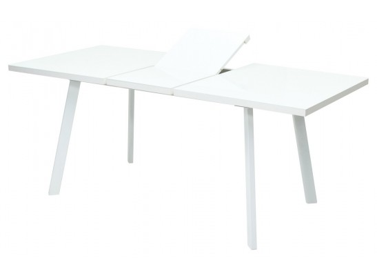 Стол ФИН 120 Белый, стекло/Белый каркас в Набережных Челнах