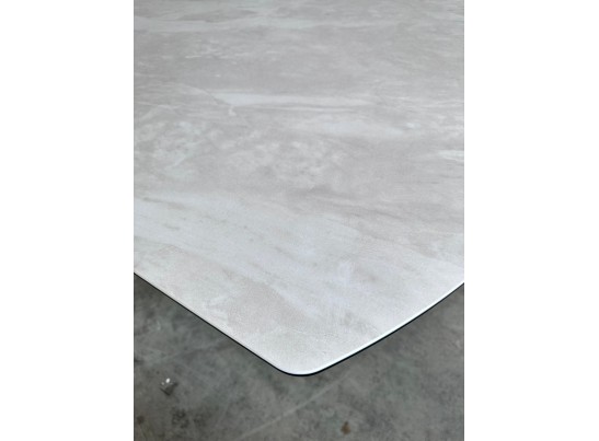 Стол IVAR 180 MARBLES TL-109 Серый мрамор, испанская керамика / Шоколадное золото каркас, ®DISAUR в Набережных Челнах