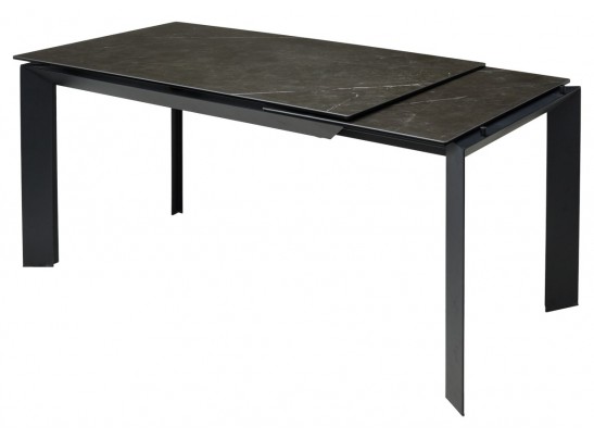 Стол CREMONA 140 KL-116 Черный мрамор матовый, итальянская керамика/ черный каркас, ®DISAUR в Набережных Челнах Стол CREMONA 140 KL-116 Черный мрамор матовый, итальянская керамика/ черный каркас, ®DISAUR в Набережных Челнах