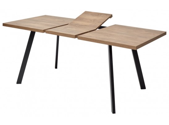 Стол BRICK M 140 Дуб Канзас/ Черный в Набережных Челнах Стол BRICK M 140 Дуб Канзас/ Черный в Набережных Челнах