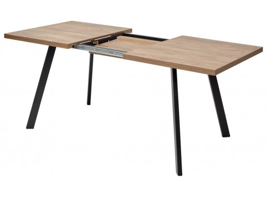 Стол BRICK M 140 Дуб Канзас/ Черный в Набережных Челнах Стол BRICK M 140 Дуб Канзас/ Черный в Набережных Челнах