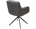 Стул MEADOW 360 град. поворот. Темно-серый XD841-16, букле / черный каркас, ®DISAUR в Набережных Челнах