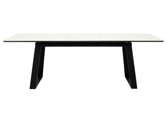 Стол Франк 180 Слоновая кость, керамика / черный каркас в Набережных Челнах