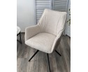 Стул BREVIS 180 град. поворот. XD841-02 Бежевый, букле/ GINO-101 Бежевый, ткань/ Черный, ®DISAUR Стул BREVIS 180 град. поворот. XD841-02 Бежевый, букле/ GINO-101 Бежевый, ткань/ Черный, ®DISAUR