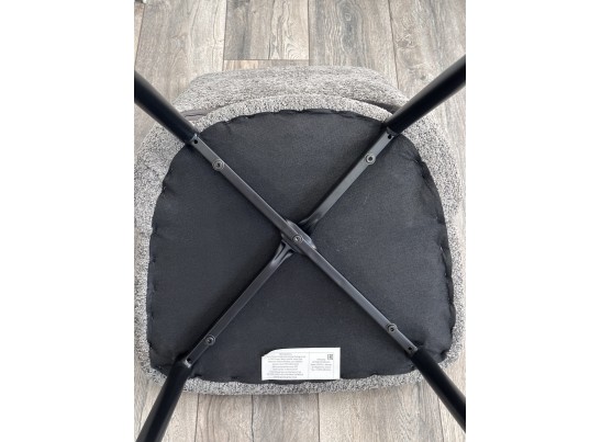 Стул JANETY UF998-15 серый, букле / черный каркас / Товарный знак DISAUR в Набережных Челнах