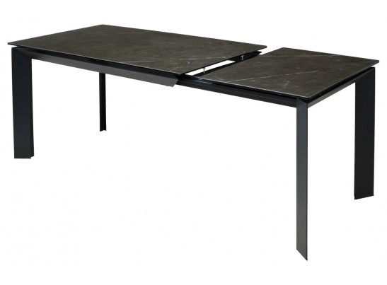 Стол CREMONA 140 KL-116 Черный мрамор матовый, итальянская керамика/ черный каркас, ®DISAUR в Набережных Челнах Стол CREMONA 140 KL-116 Черный мрамор матовый, итальянская керамика/ черный каркас, ®DISAUR в Набережных Челнах