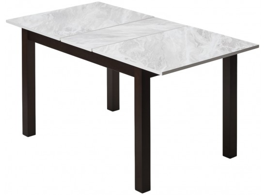 Стол TME-6931 MBH SWEDEN белый мрамор / BB темный орех M-City в Набережных Челнах