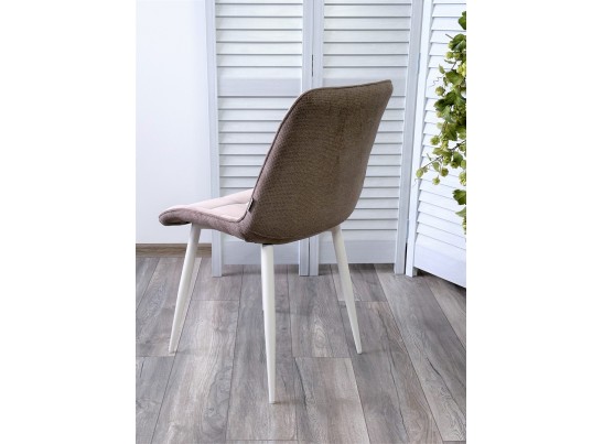 Стул CHIC BLUVEL-40 бежевый/ 1981-35 темно-бежевый/ белый каркас в Набережных Челнах