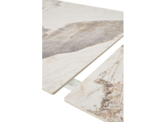 Стол ESMIR 160 GLOSS LUXURY PANDORA SOLID CERAMIC/орех, ®DISAUR