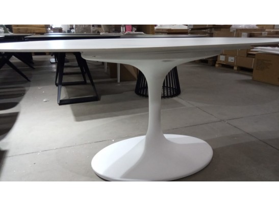 Стол AVOLA 180 MATT WHITE MARBLE SOLID CERAMIC / WHITE в Набережных Челнах