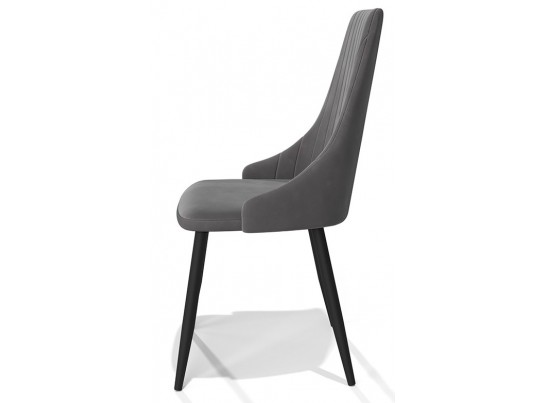 Стул Руссо Premier 25 Серый, велюр / черный каркас M-City в Набережных Челнах