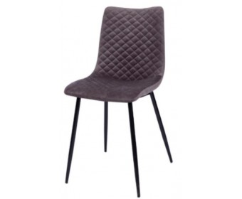 Стул TINTIN BLUVEL-86 NAVY BLUE / черный каркас 