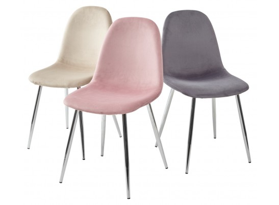 Стул PESCARA UF910-05 DARK GREY, велюр в Набережных Челнах