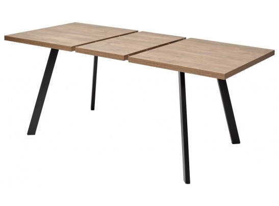 Стол BRICK M 140 Дуб Канзас/ Черный в Набережных Челнах Стол BRICK M 140 Дуб Канзас/ Черный в Набережных Челнах