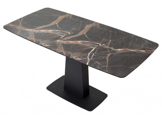 Стол Слим 120 МЕЙДЖИК, стекло / черный в Набережных Челнах