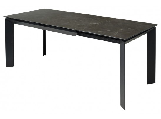 Стол CREMONA 140 KL-116 Черный мрамор матовый, итальянская керамика/ черный каркас, ®DISAUR в Набережных Челнах Стол CREMONA 140 KL-116 Черный мрамор матовый, итальянская керамика/ черный каркас, ®DISAUR в Набережных Челнах