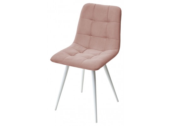Стул CHILLI-Q розовый #15, велюр / белый каркас в Набережных Челнах Стул CHILLI-Q розовый #15, велюр / белый каркас в Набережных Челнах