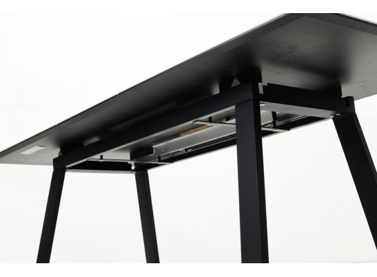 Стол Франк 180 Слоновая кость, керамика / черный каркас в Набережных Челнах