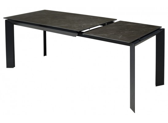 Стол CREMONA 140 KL-116 Черный мрамор матовый, итальянская керамика/ черный каркас, ®DISAUR в Набережных Челнах Стол CREMONA 140 KL-116 Черный мрамор матовый, итальянская керамика/ черный каркас, ®DISAUR в Набережных Челнах