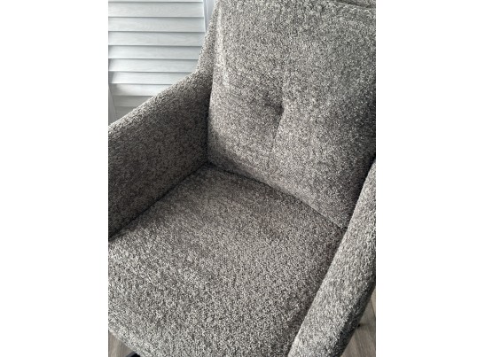 Стул MEADOW 360 град. поворот. Темно-серый XD841-16, букле / черный каркас, ®DISAUR в Набережных Челнах