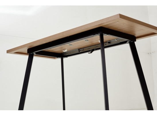 Стол ФИН 120 Дуб Канзас/черный каркас в Набережных Челнах