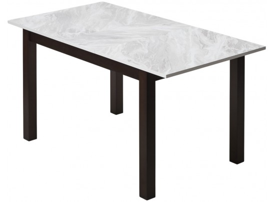 Стол TME-6931 MBH SWEDEN белый мрамор / BB темный орех M-City в Набережных Челнах