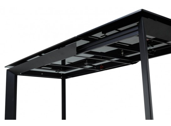 Стол CREMONA 140 KL-116 Черный мрамор матовый, итальянская керамика/ черный каркас, ®DISAUR в Набережных Челнах Стол CREMONA 140 KL-116 Черный мрамор матовый, итальянская керамика/ черный каркас, ®DISAUR в Набережных Челнах