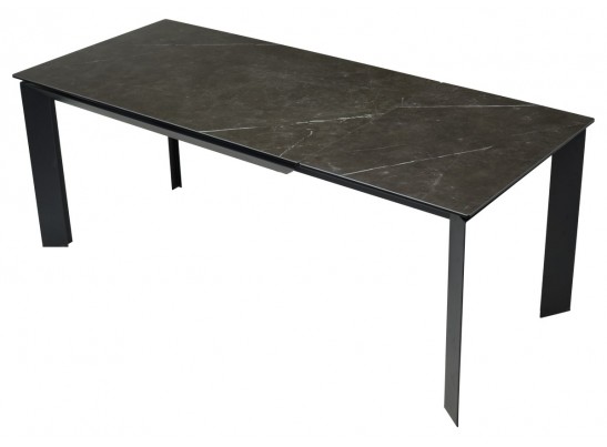 Стол CREMONA 140 KL-116 Черный мрамор матовый, итальянская керамика/ черный каркас, ®DISAUR в Набережных Челнах Стол CREMONA 140 KL-116 Черный мрамор матовый, итальянская керамика/ черный каркас, ®DISAUR в Набережных Челнах
