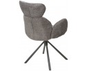 Стул VARDY 360 град.поворот. Темно-серый букле XD841-16 / Серый, ®DISAUR