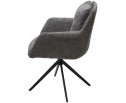 Стул MEADOW 360 град. поворот. Темно-серый XD841-16, букле / черный каркас, ®DISAUR в Набережных Челнах