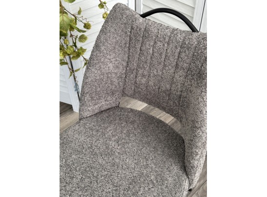Стул JANETY UF998-15 серый, букле / черный каркас / Товарный знак DISAUR в Набережных Челнах