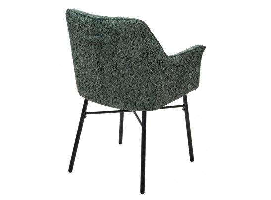 Стул AGIRA UF998-11 малахит, букле / черн. каркас / Товарный знак DISAUR в Набережных Челнах