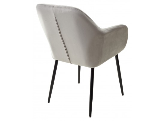 Стул ALABAMA BLUVEL-03 LIGHT GREY, велюр / черный каркас в Набережных Челнах Стул ALABAMA BLUVEL-03 LIGHT GREY, велюр / черный каркас в Набережных Челнах