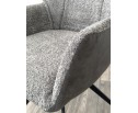 Стул BREVIS 180 град. поворот. XD841-16 Серый, букле/ GINO-457 Серый, ткань/ Черный, ®DISAUR Стул BREVIS 180 град. поворот. XD841-16 Серый, букле/ GINO-457 Серый, ткань/ Черный, ®DISAUR