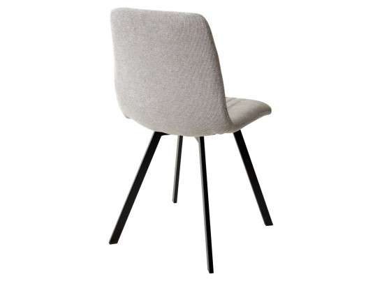 Стул ELVIS WZ2042-02 светло-бежевый фактурный велюр/ черный каркас в Набережных Челнах