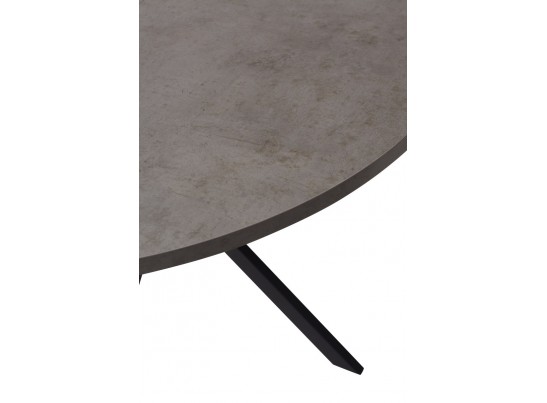 Стол ВЕГА D110 раскладной Бетон Чикаго темно-серый/ черный каркас БЕЗ НДС в Набережных Челнах