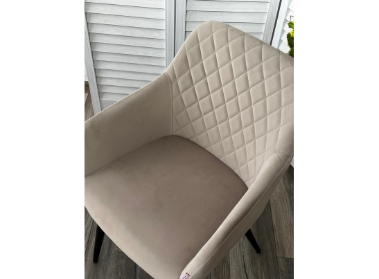 Стул BRANDY 505-7 Капучино, велюр "беспальчиковый" / черный каркас, в Набережных Челнах