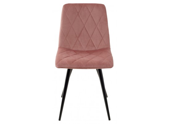 Стул CHILLI-X РОЗОВЫЙ #15, велюр / черный каркас в Набережных Челнах