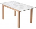 Стол TME-6931 MBH SWEDEN белый мрамор / MILKY WHITE M-City в Набережных Челнах