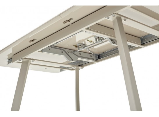 Стол ARUBA 140 CAPPUCСINO/ CAPPUCСINO глянцевое стекло в Набережных Челнах