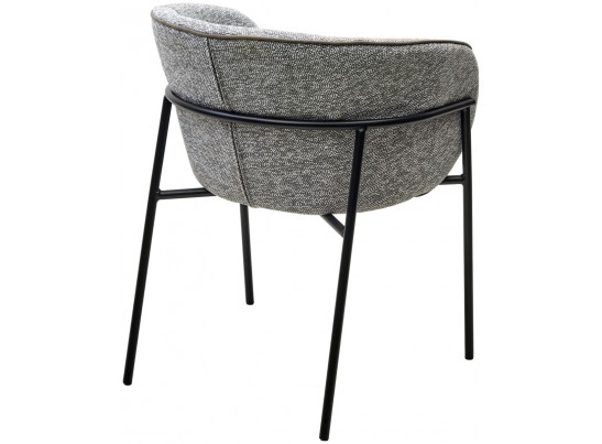 Стул GUST цвет светло-серый TOPIC 451 / черный каркас / Товарный знак DISAUR в Набережных Челнах