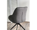 Стул TORNADO 360 град. Серый Brego-07, ткань/ темно-серый Modern-454, велюр/ черный каркас, DISAUR в Набережных Челнах