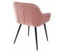Стул BREEZE BLUVEL-52 PINK/ черный каркас, велюр в Набережных Челнах