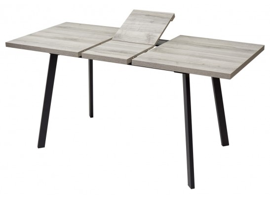Стол ФИН 120 Дуб Шерман серый/черный каркас в Набережных Челнах