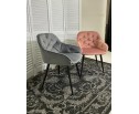Стул BREEZE BLUVEL-52 PINK/ черный каркас, велюр в Набережных Челнах