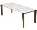 Стол ESMIR 160 MATTE ARABESCATO SOLID CERAMIC/ орех, ®DISAUR
