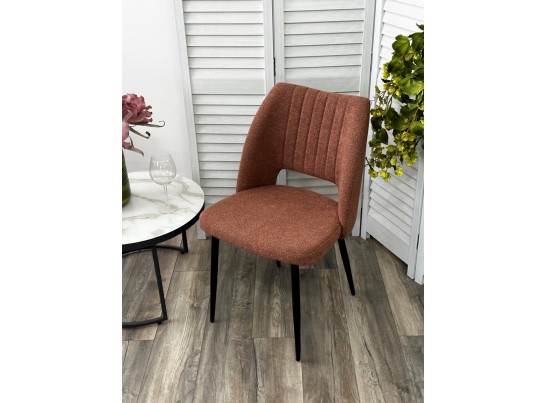 Стул LONDON UF995-05 карамельный, букле / черный каркас / Товарный знак DISAUR в Набережных Челнах